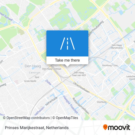 Prinses Marijkestraat map