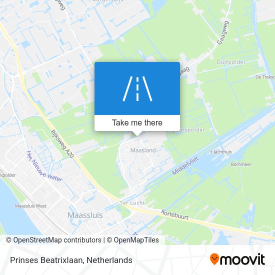 Prinses Beatrixlaan map