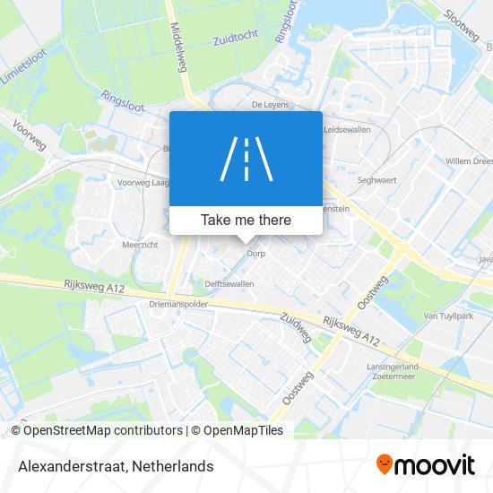 Alexanderstraat map