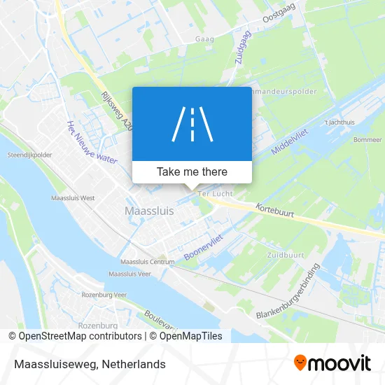 Maassluiseweg map