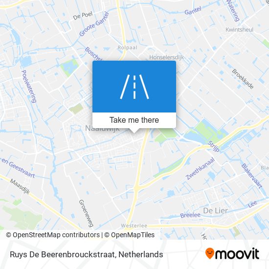 Ruys De Beerenbrouckstraat map