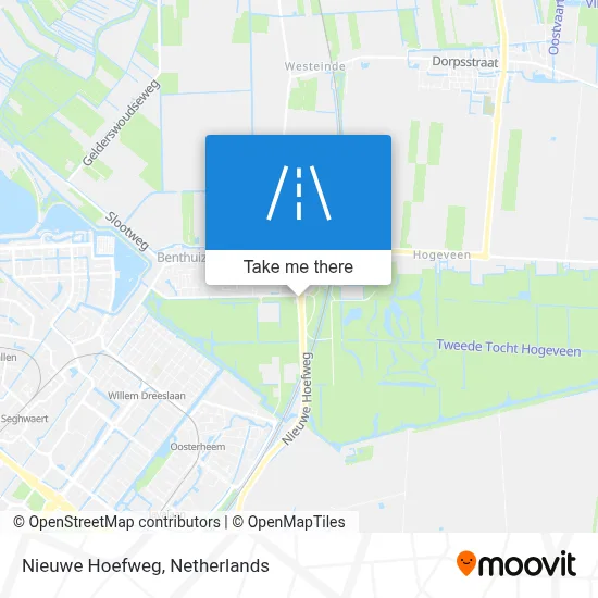 Nieuwe Hoefweg map