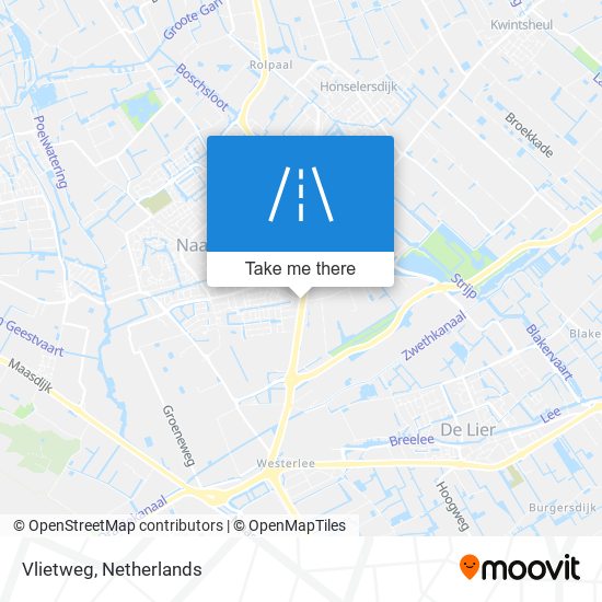 Vlietweg map