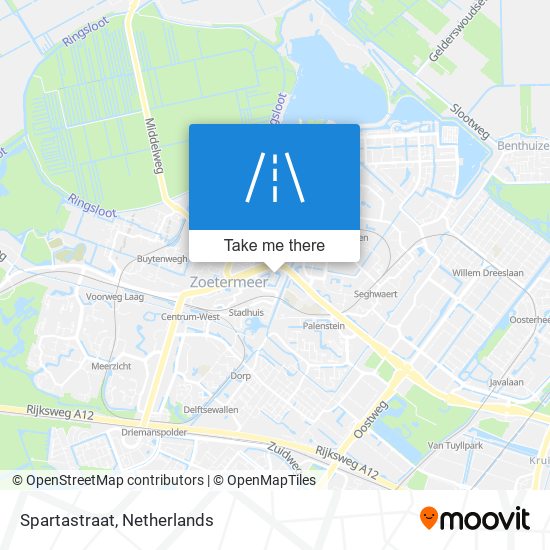 Spartastraat map