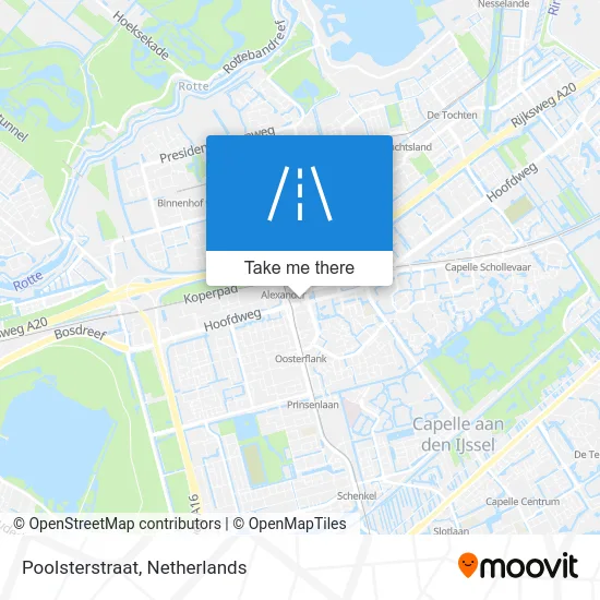 Poolsterstraat map