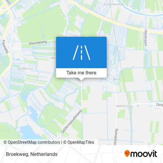 Broekweg map