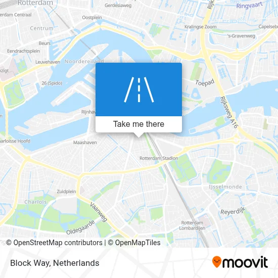 Blokweg map