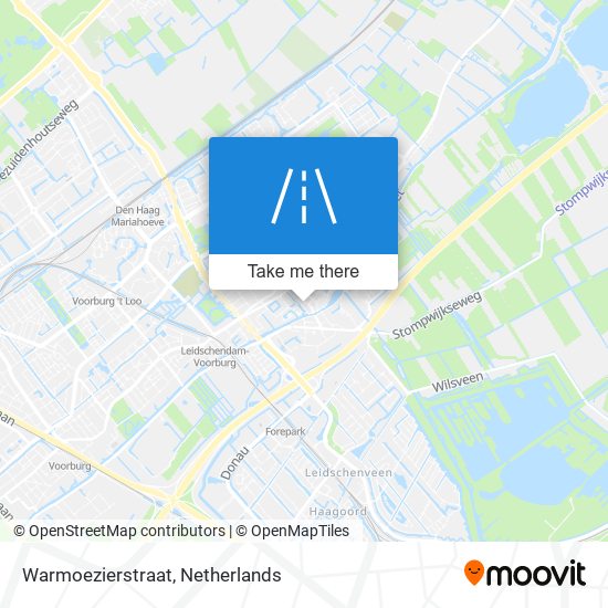 Warmoezierstraat map