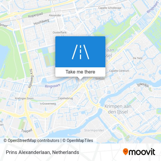 Prins Alexanderlaan map