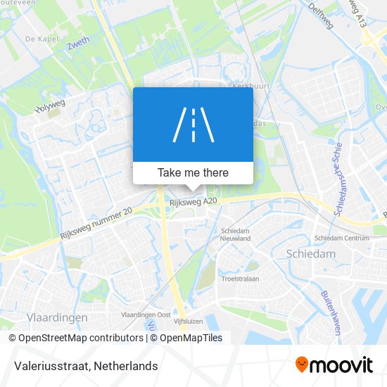 Valeriusstraat map