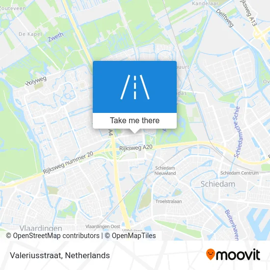 Valeriusstraat map