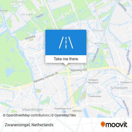 Zwanensingel map