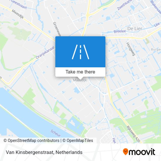 Van Kinsbergenstraat map