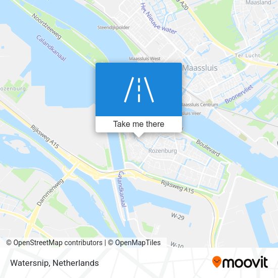Watersnip map
