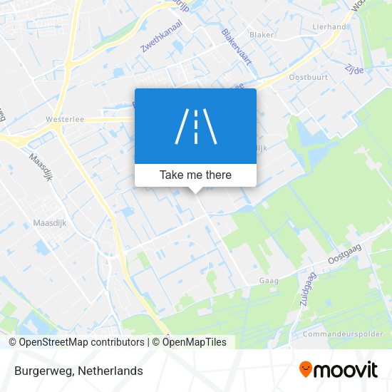 Burgerweg map