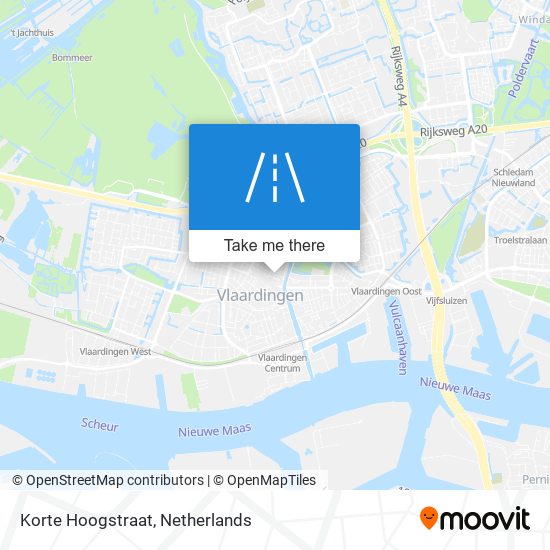 Korte Hoogstraat Karte