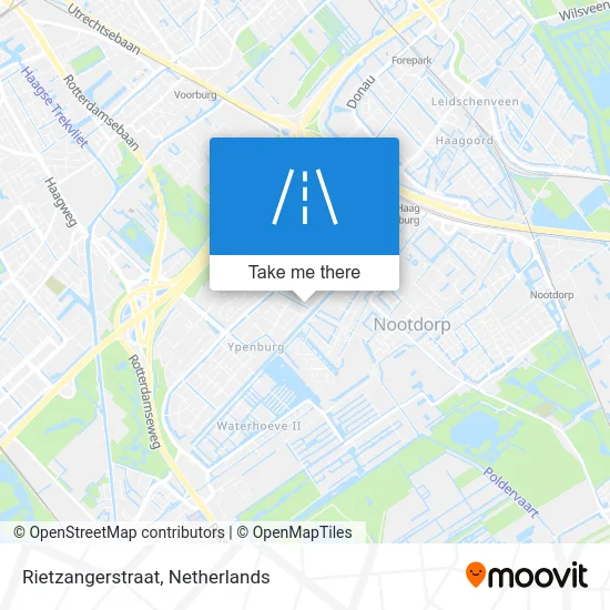 Rietzangerstraat Karte