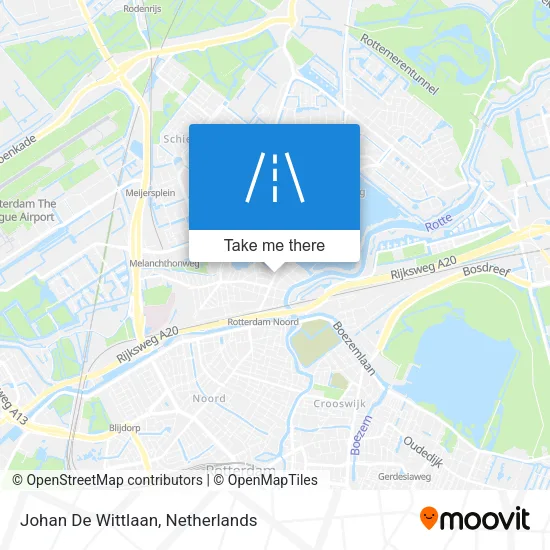 Johan De Wittlaan map