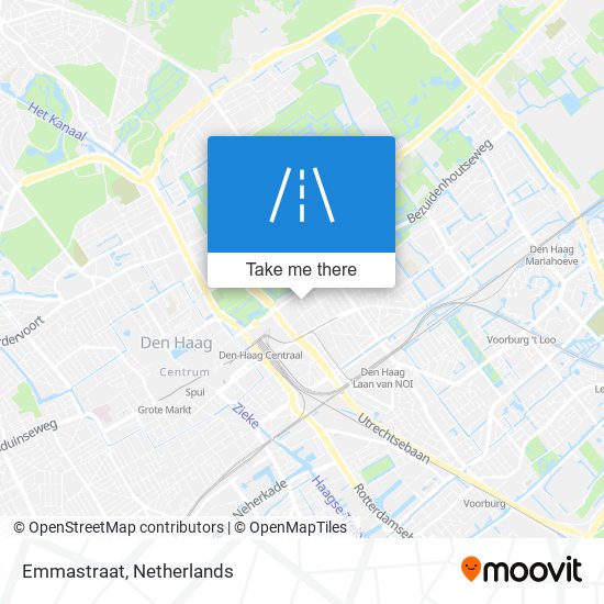 Emmastraat map