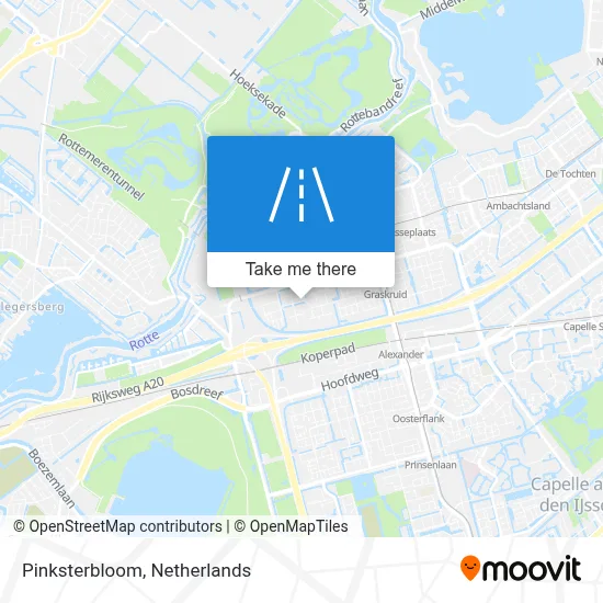 Pinksterbloem map