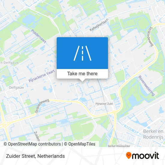 Zuiderstraat map