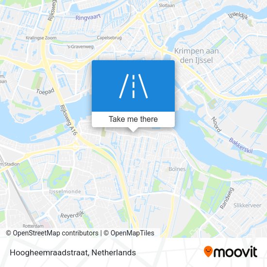 Hoogheemraadstraat map