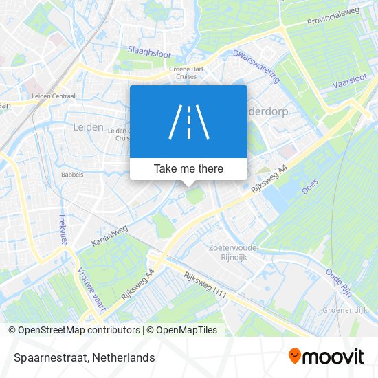 Spaarnestraat map