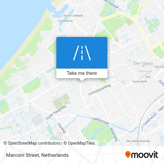 Marconistraat map