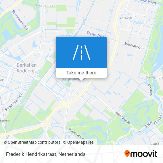Frederik Hendrikstraat Karte