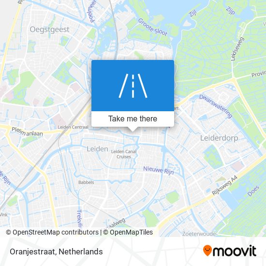 Oranjestraat map