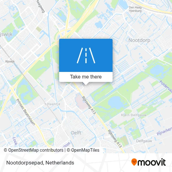 Nootdorpsepad map