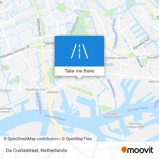 Da Costastraat map