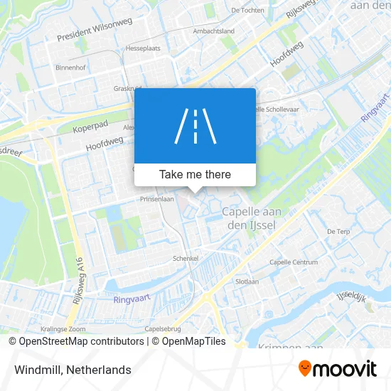Windmolen map