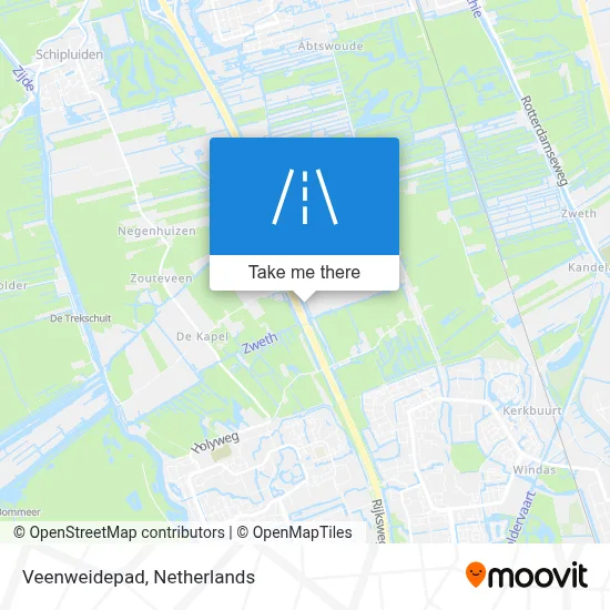 Veenweidepad map