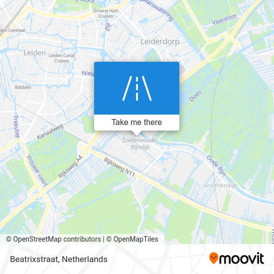 Beatrixstraat map