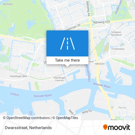 Dwarsstraat map