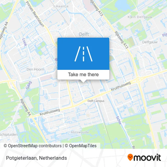 Potgieterlaan Karte