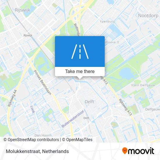 Molukkenstraat map