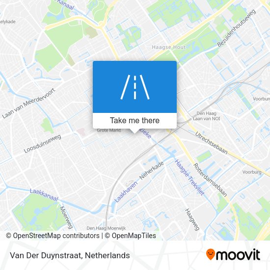 Van Der Duynstraat map