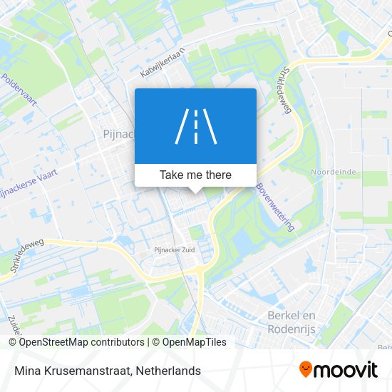 Mina Krusemanstraat map