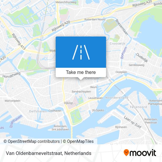 Van Oldenbarneveltstraat map