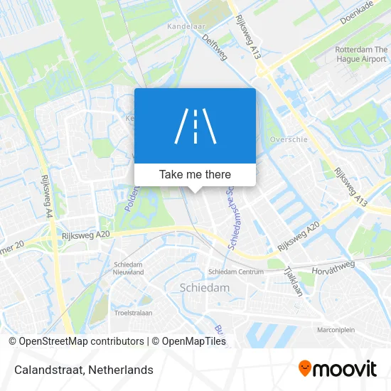 Calandstraat map