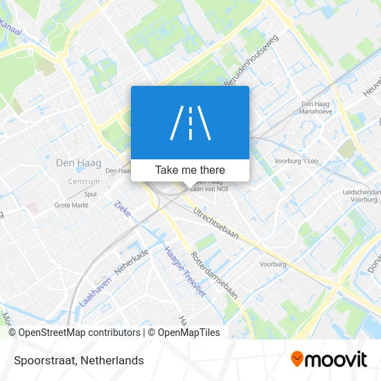 Spoorstraat map