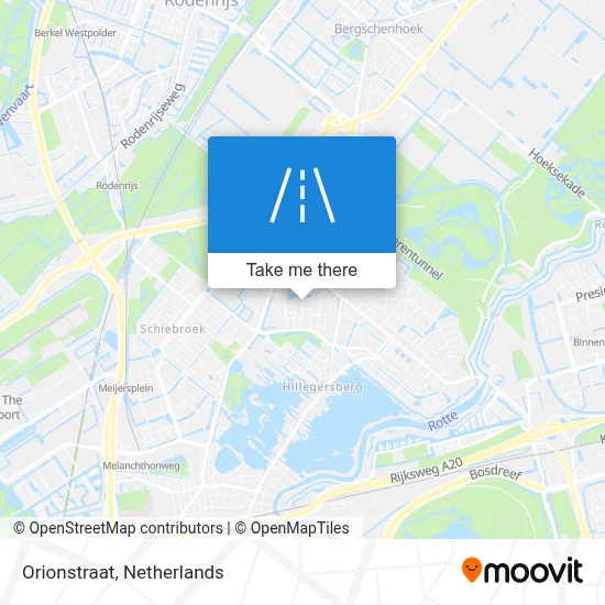 Orionstraat map