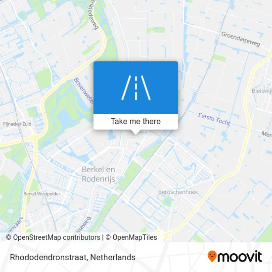 Rhododendronstraat map