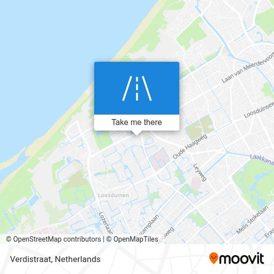 Verdistraat map