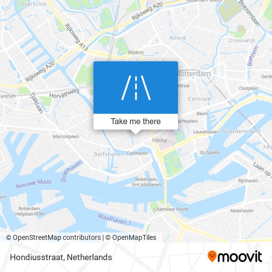 Hondiusstraat map