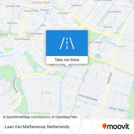 Laan Van Mathenesse map