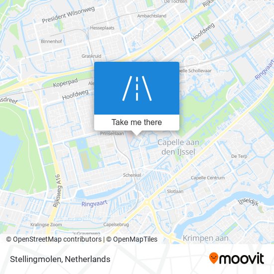 Stellingmolen map