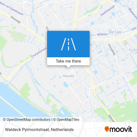 Waldeck Pyrmontstraat map